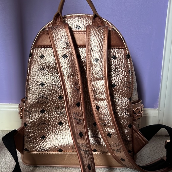 MCM Stark Visetos Small Side-Stud Backpack - Picture 4 of 6